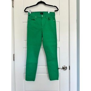 Citizens of Humanity Rocket Crop High Rise Skinny Jean, Green, Size 28
